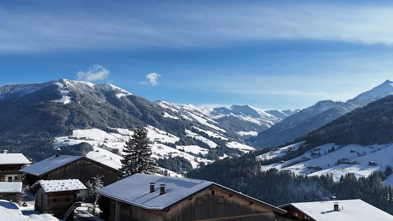 Tirola Chalet Alpbach-Vue d'hiver