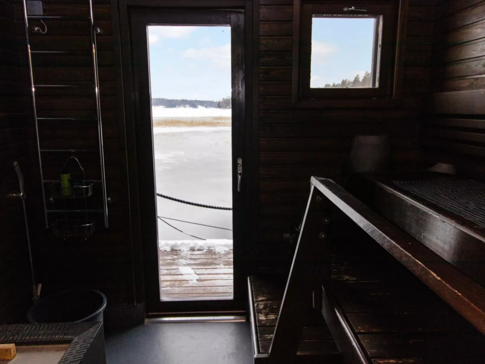 Sauna boat haikara-Dedans