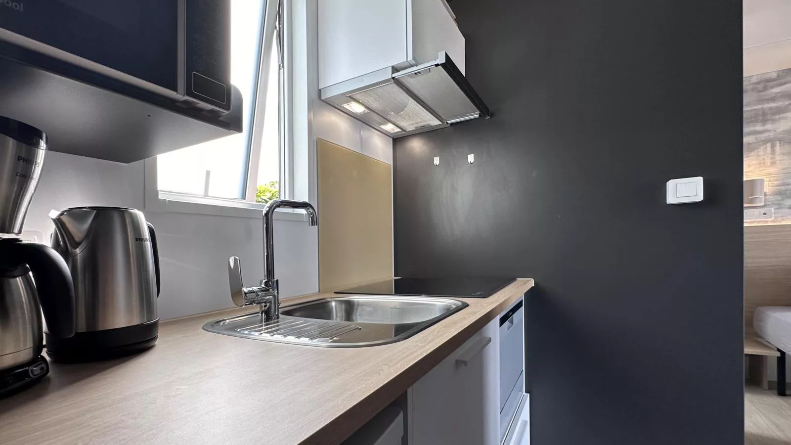 Feriendorf Seeblick - Tiny Chalet Nr 10-Kitchen