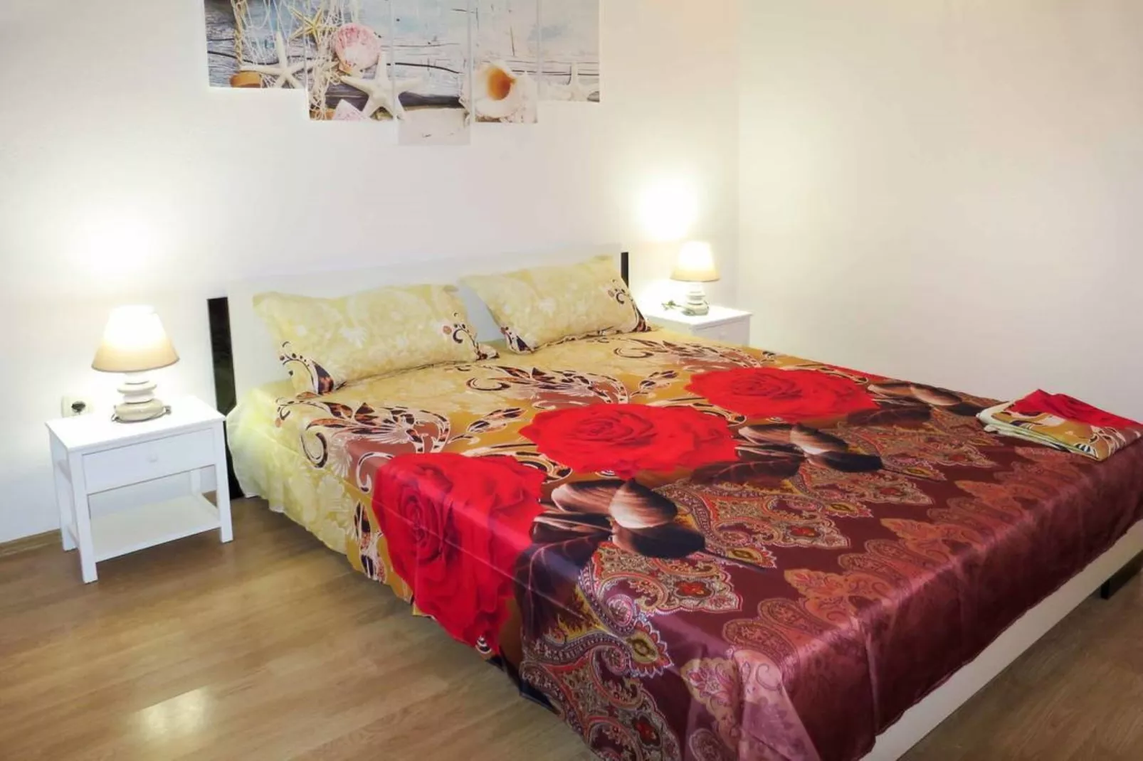 Sea-View Apartments with Pool, Terrace, and Outdoor Lounge in Scenic Čiovo Island - Two Bedroom Apartment (Owner Sollis I)-Bedroom