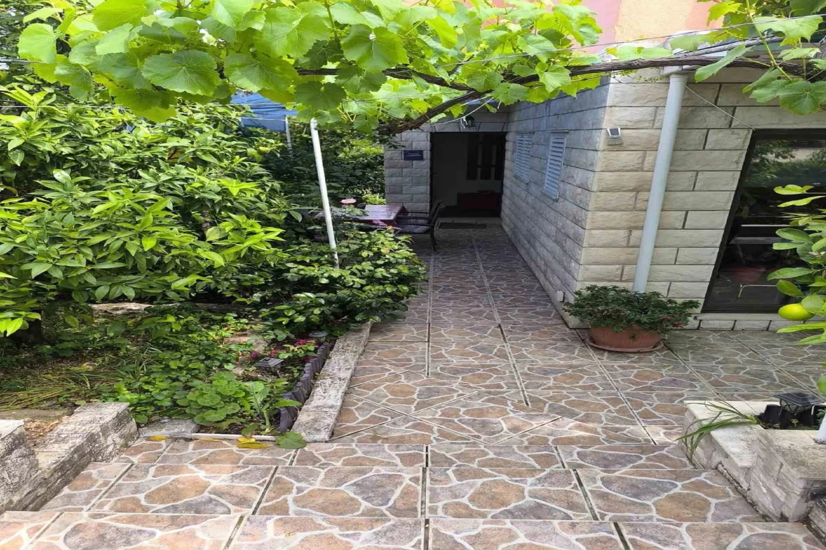 Cozy Apartments Žute, island of Korčula-Two-Bedroom Apartment With Terrace And Sea View (A1)-Outdoor