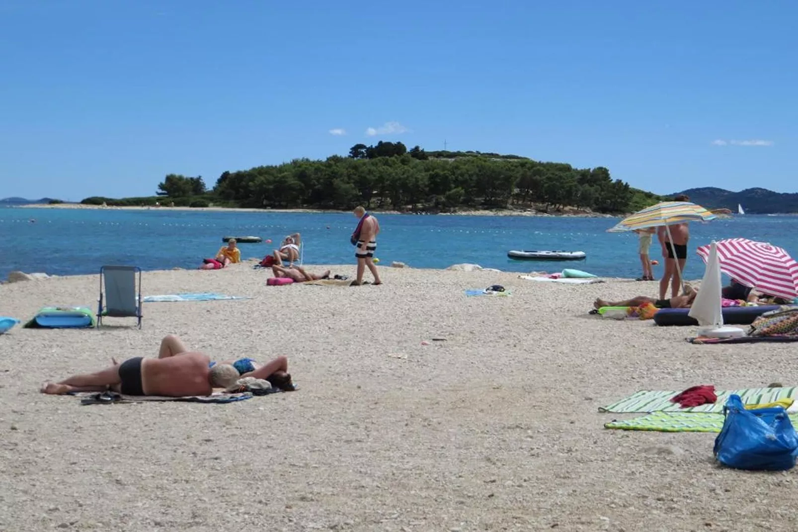 Apartments A&N Pakoštane - One Bedroom Apartment with Sea View and Balcony (A1)-Outdoor