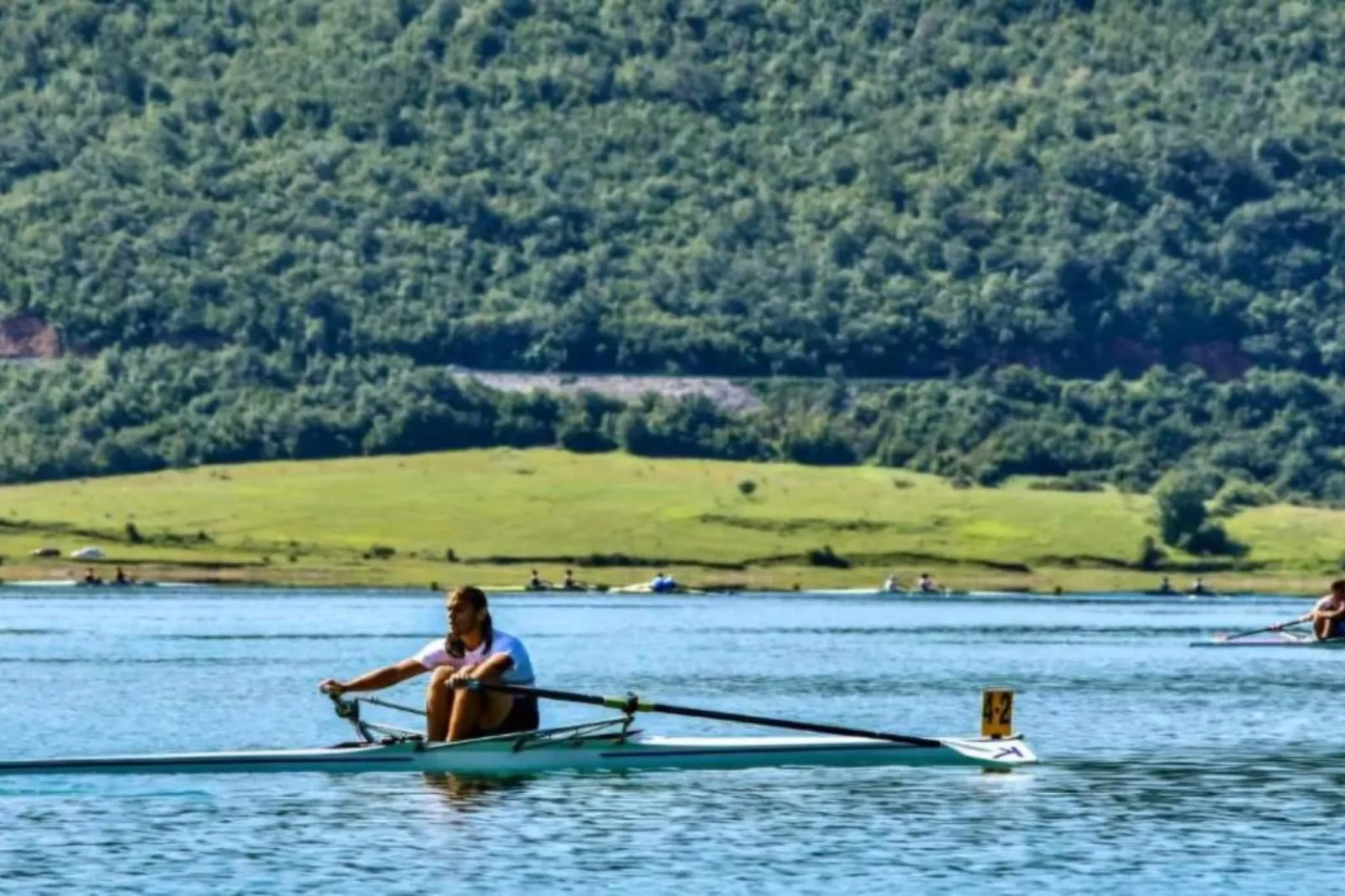 Apartment and Room Mare Vrlika -  Double Bedroom  with Terrace and External Kitchenette-View