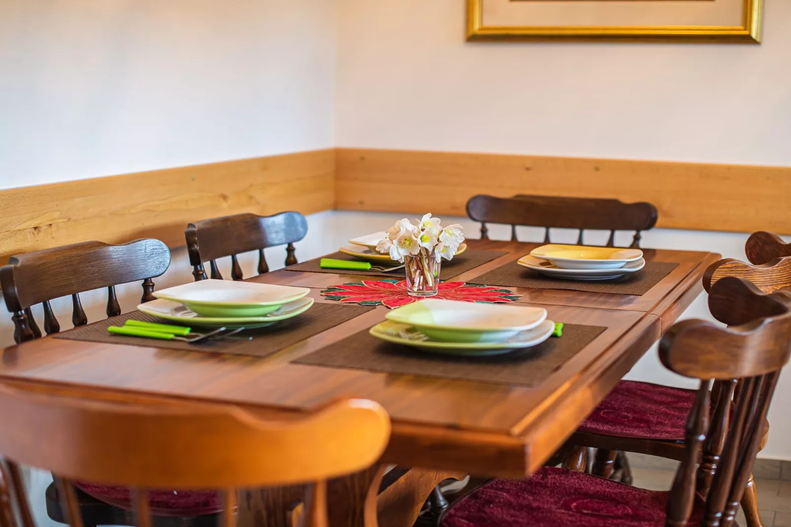 Holiday Home Slap with Sauna and BBQ - Two Bedroom Holiday Home-Dining room