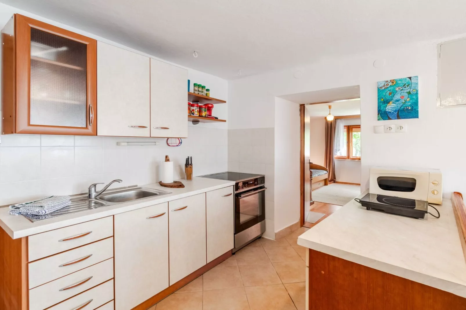 Nature Hideaway Holiday Homes with Sauna - Two Bedroom Holiday Home (owner Liza)-Kitchen