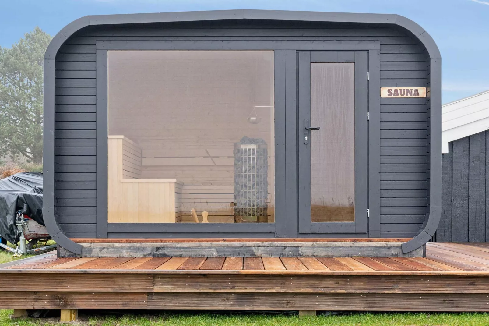 5 Sterne Ferienhaus in Orø-Im Freien