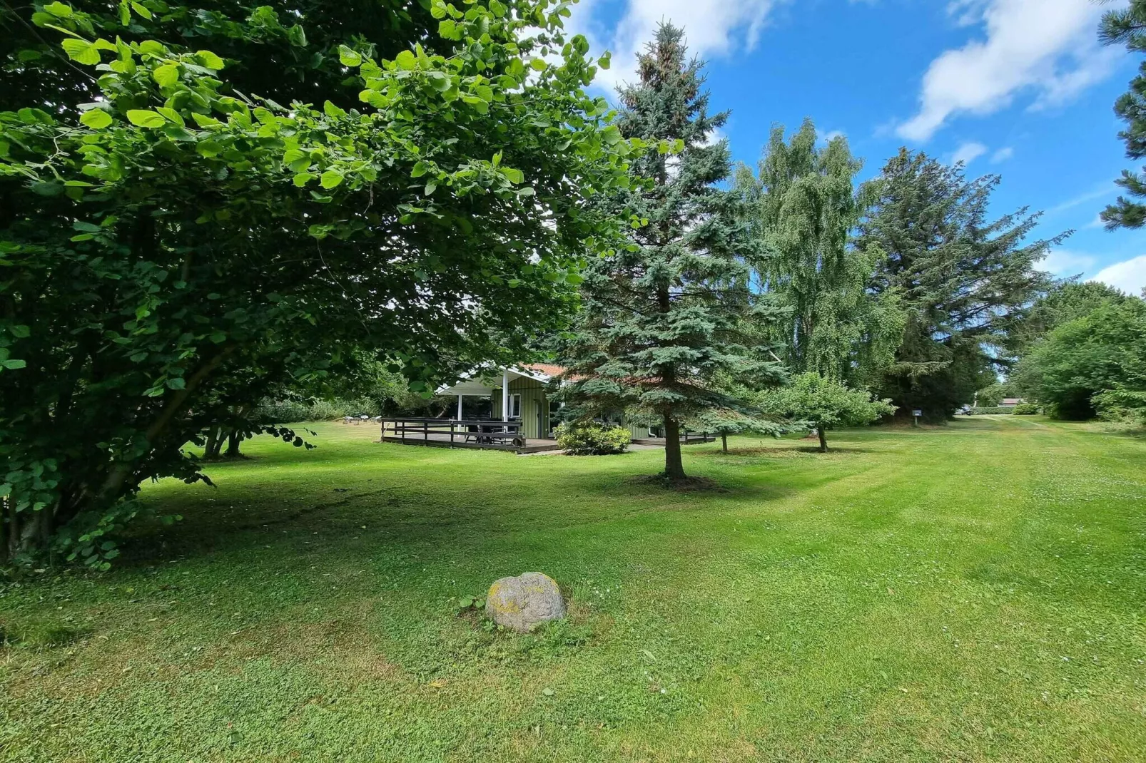 5 Sterne Ferienhaus in Tranekær-Im Freien