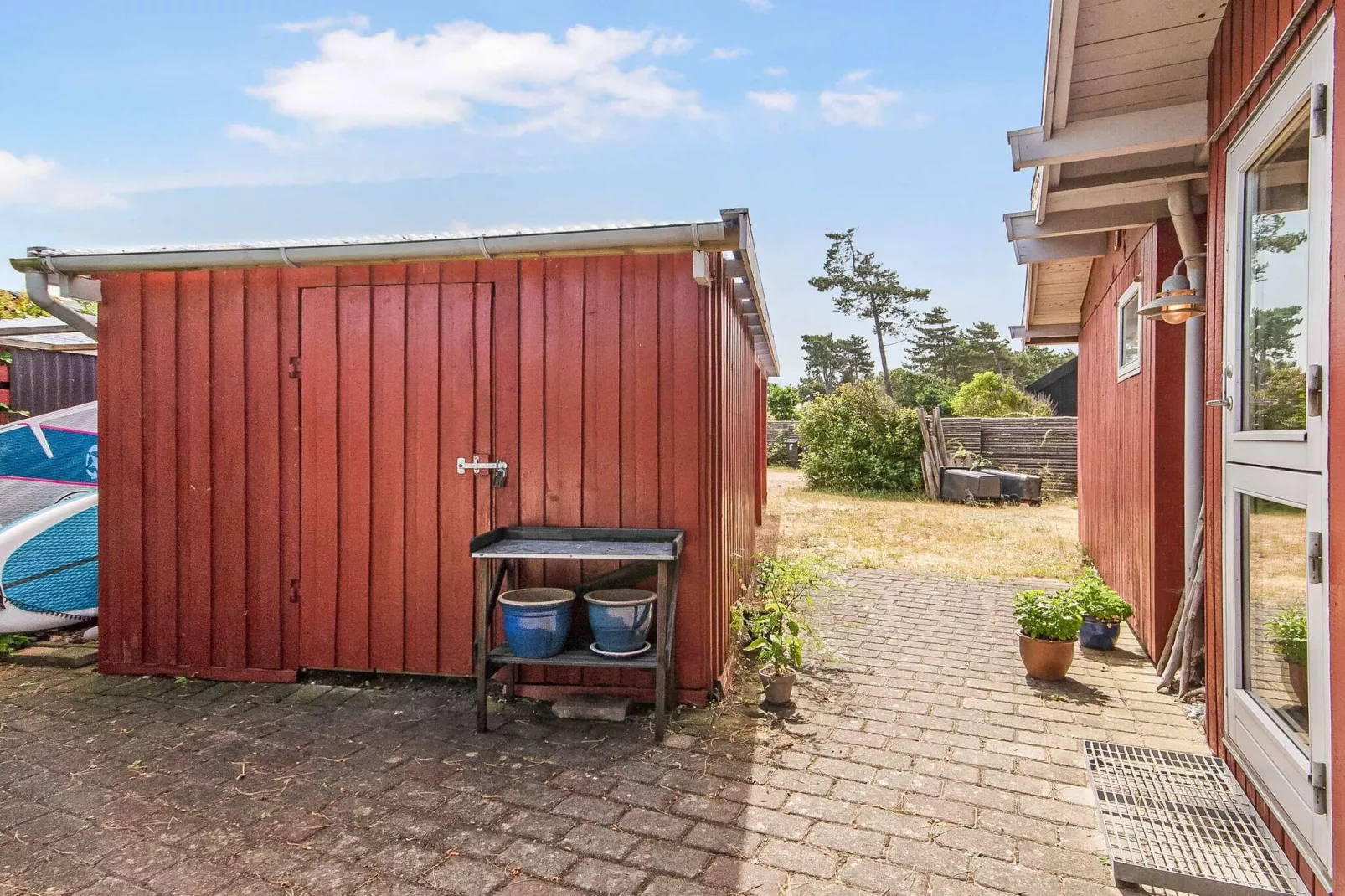 5 Sterne Ferienhaus in Store Fuglede-Im Freien