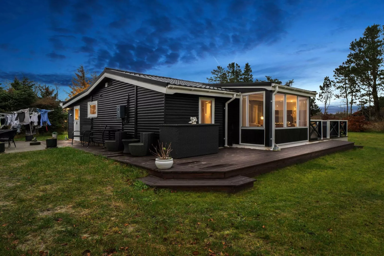 5 Sterne Ferienhaus in Hals-Im Freien