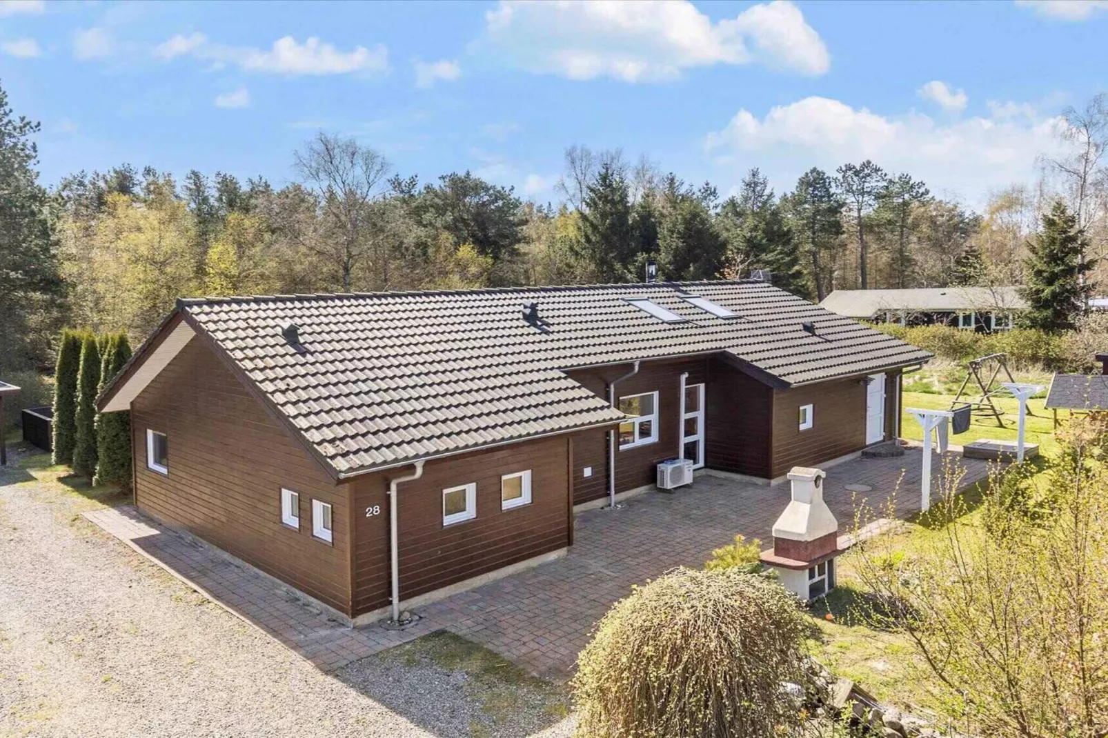 5 Sterne Ferienhaus in Hadsund-Im Freien