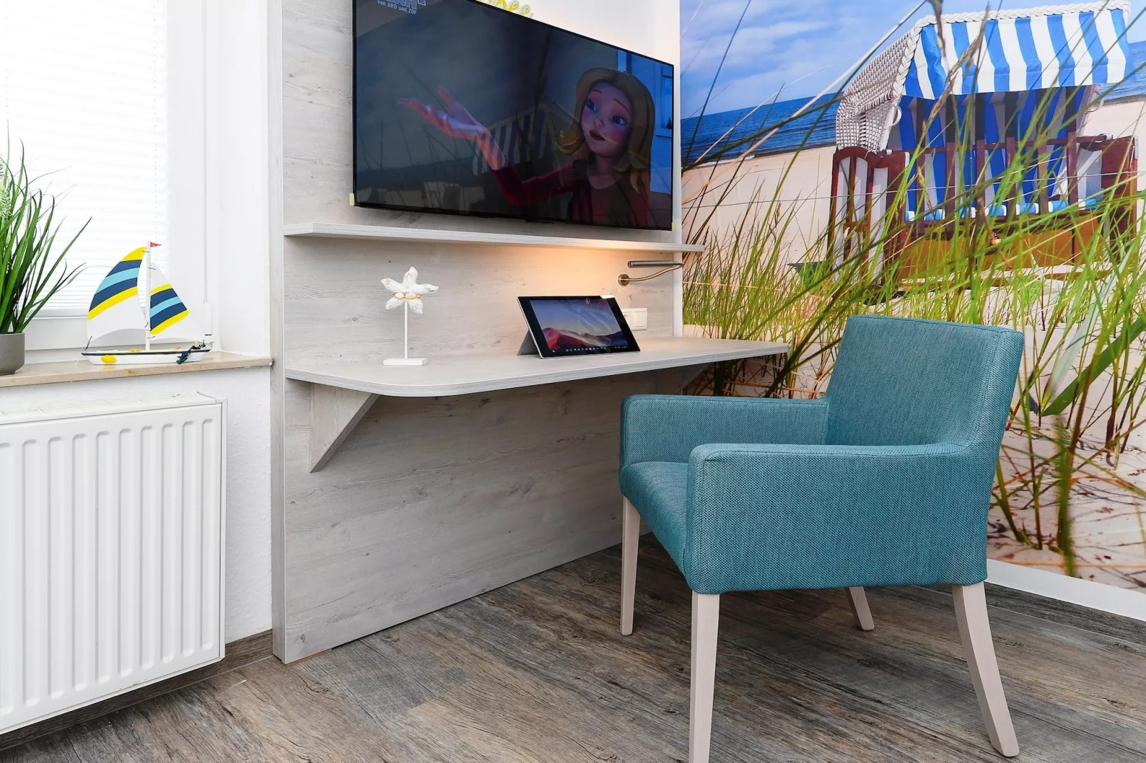 Haus Strandkorb 2-Wohnzimmer