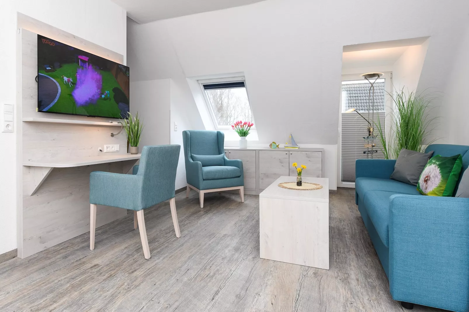 Haus Strandkorb 3-Wohnzimmer