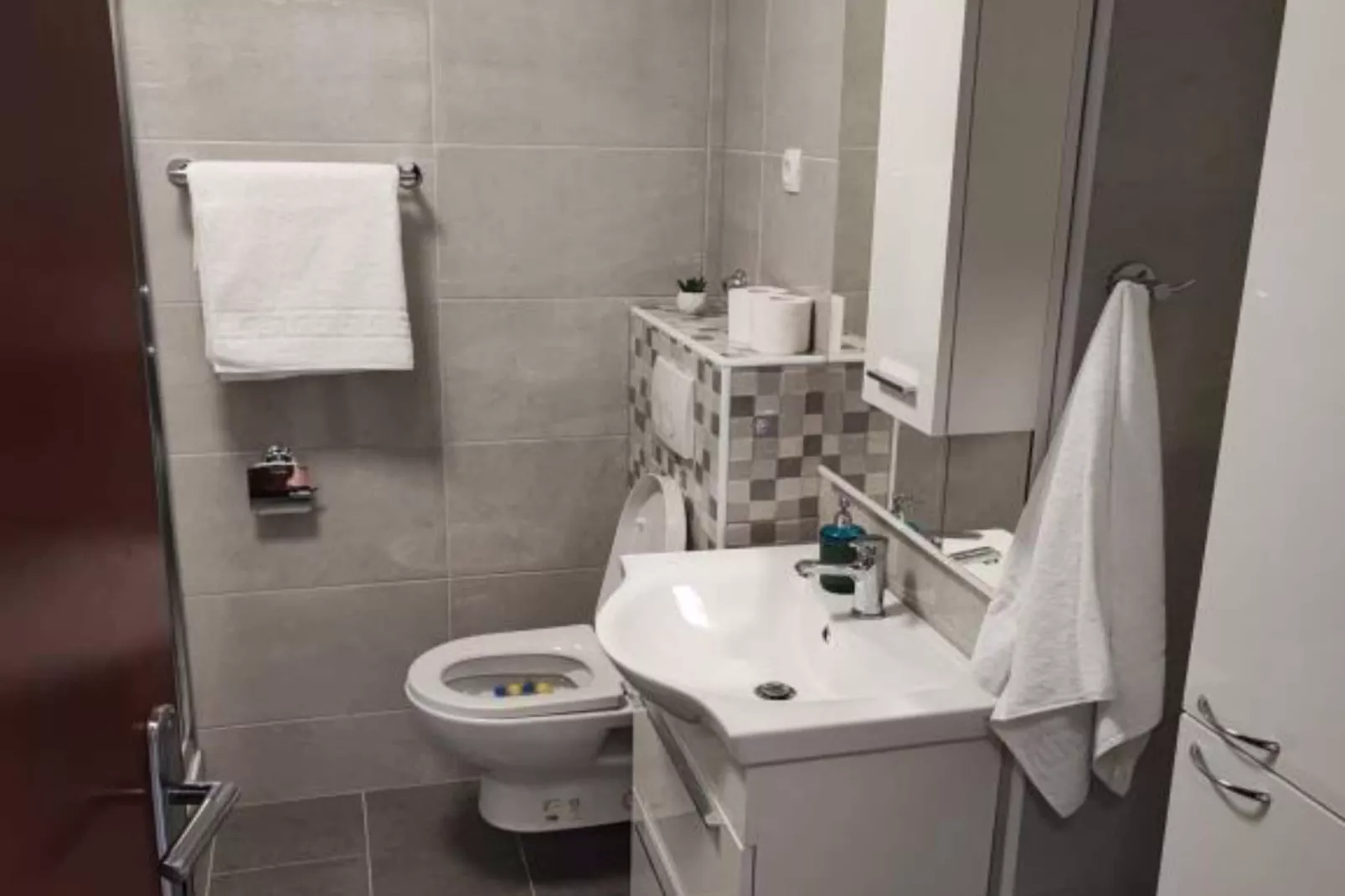 Apartment Eva Pula - One Bedroom Apartment with Balcony-Badezimmer