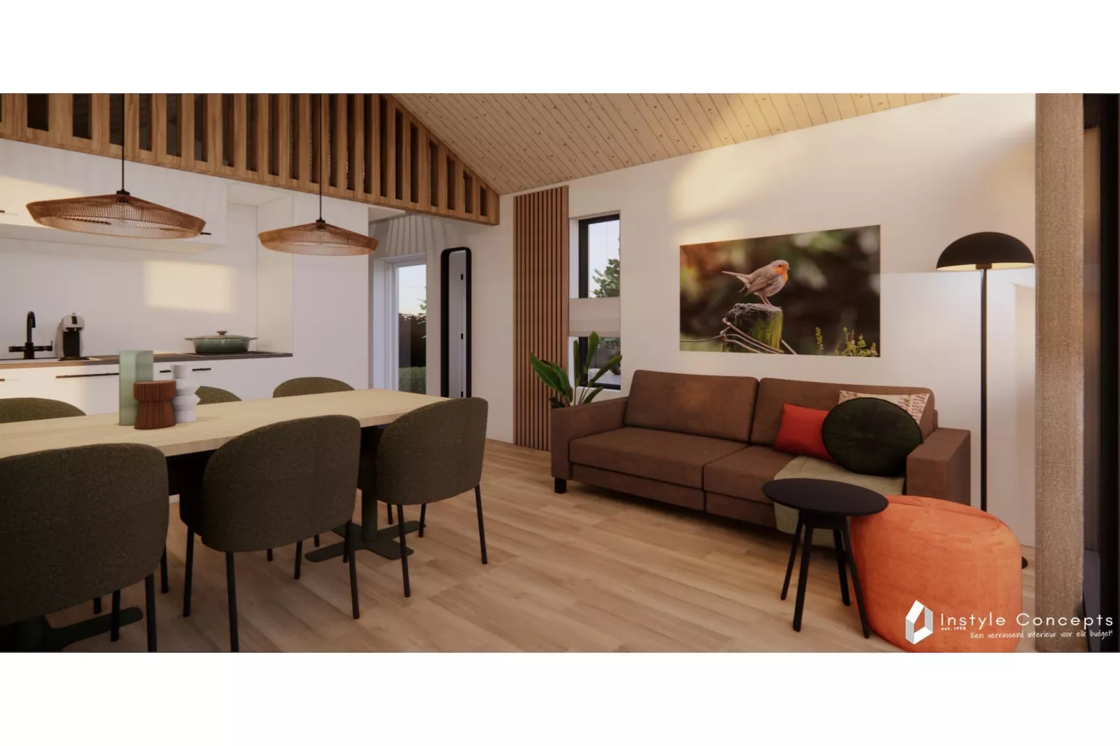 Reestdal lodge | 6 persoons - Esszimmer