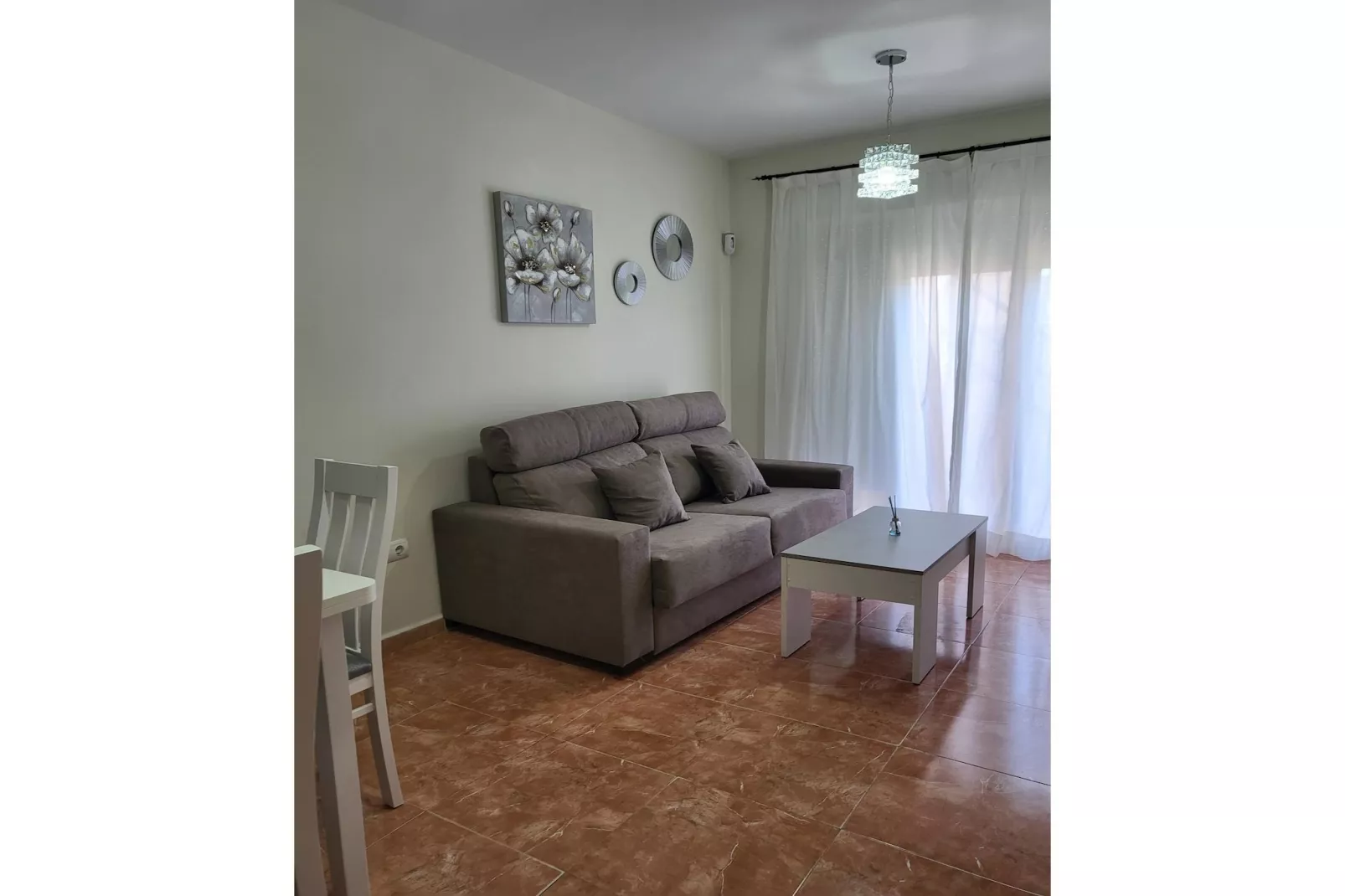 CT 351 AL - Faro's Atico Duplex con piscina privada - Vera Playa-Living room