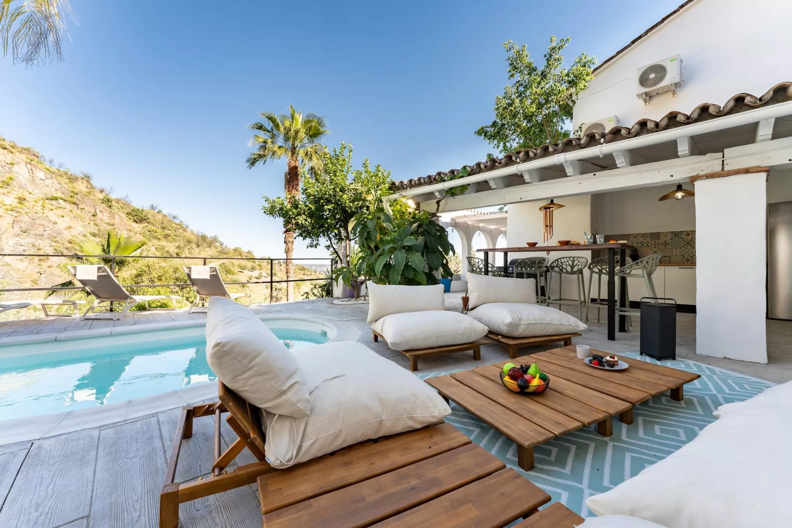 CT 390 - Faros Zen Ohm & Yoga Retreat - Cortijo Pura Paz in Casarabonela-Piscine