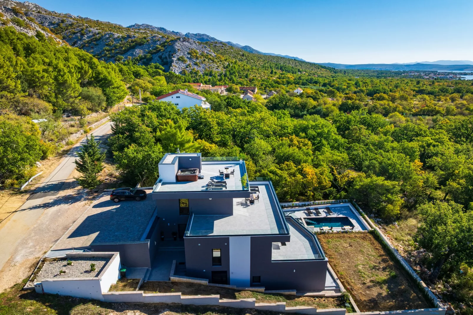 Sea view Villa Senti-Extérieur été
