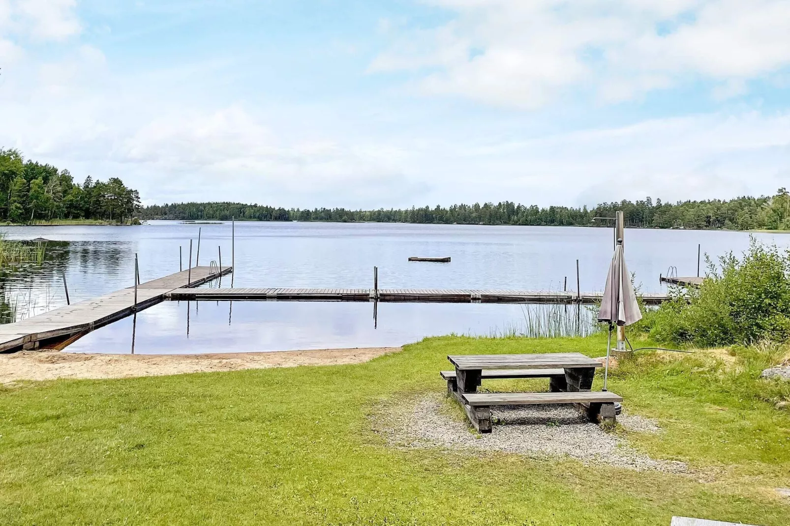 8 person holiday home in Rejmyre-By Traum-Water view