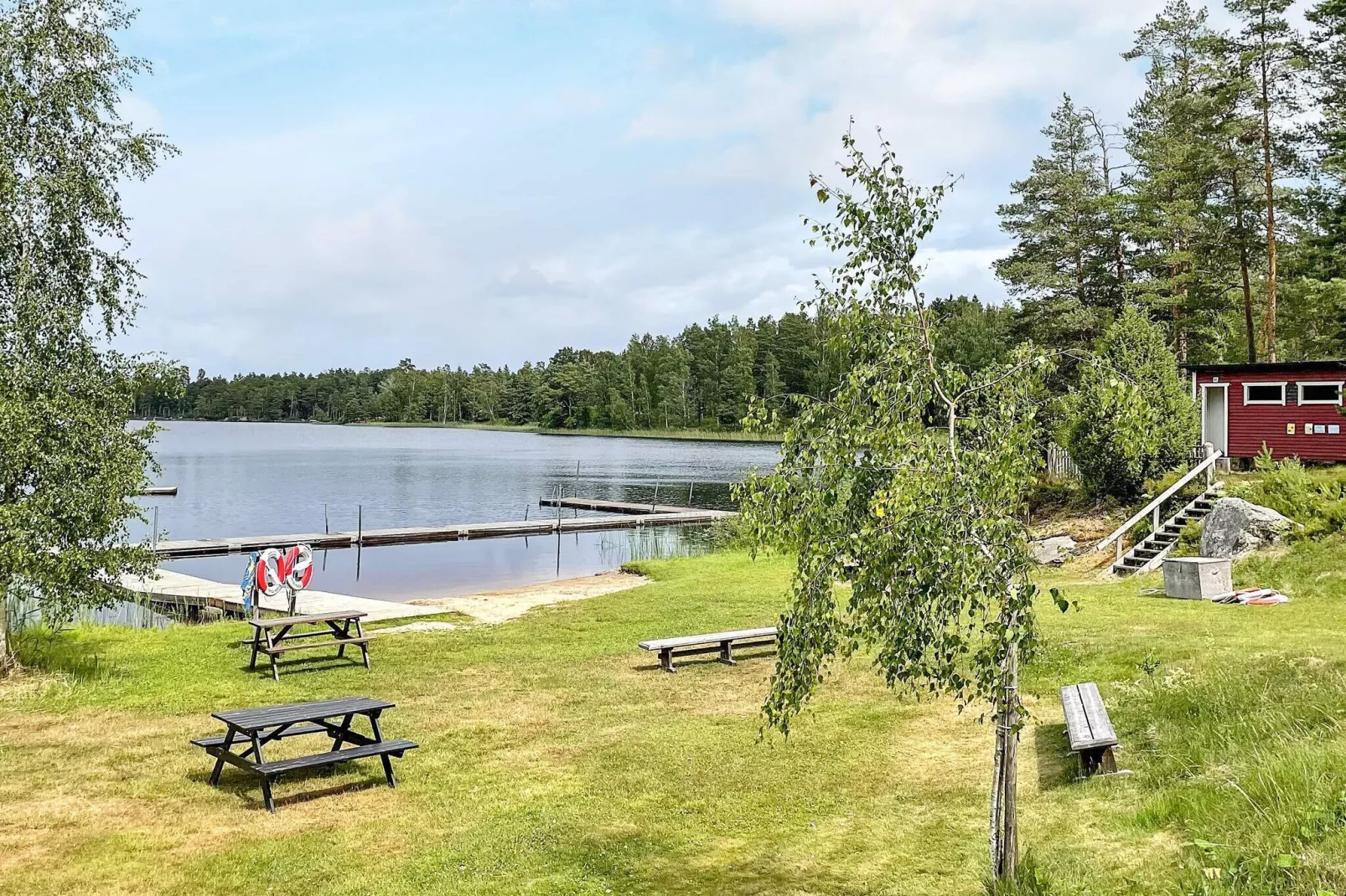 8 person holiday home in Rejmyre-By Traum-Water view
