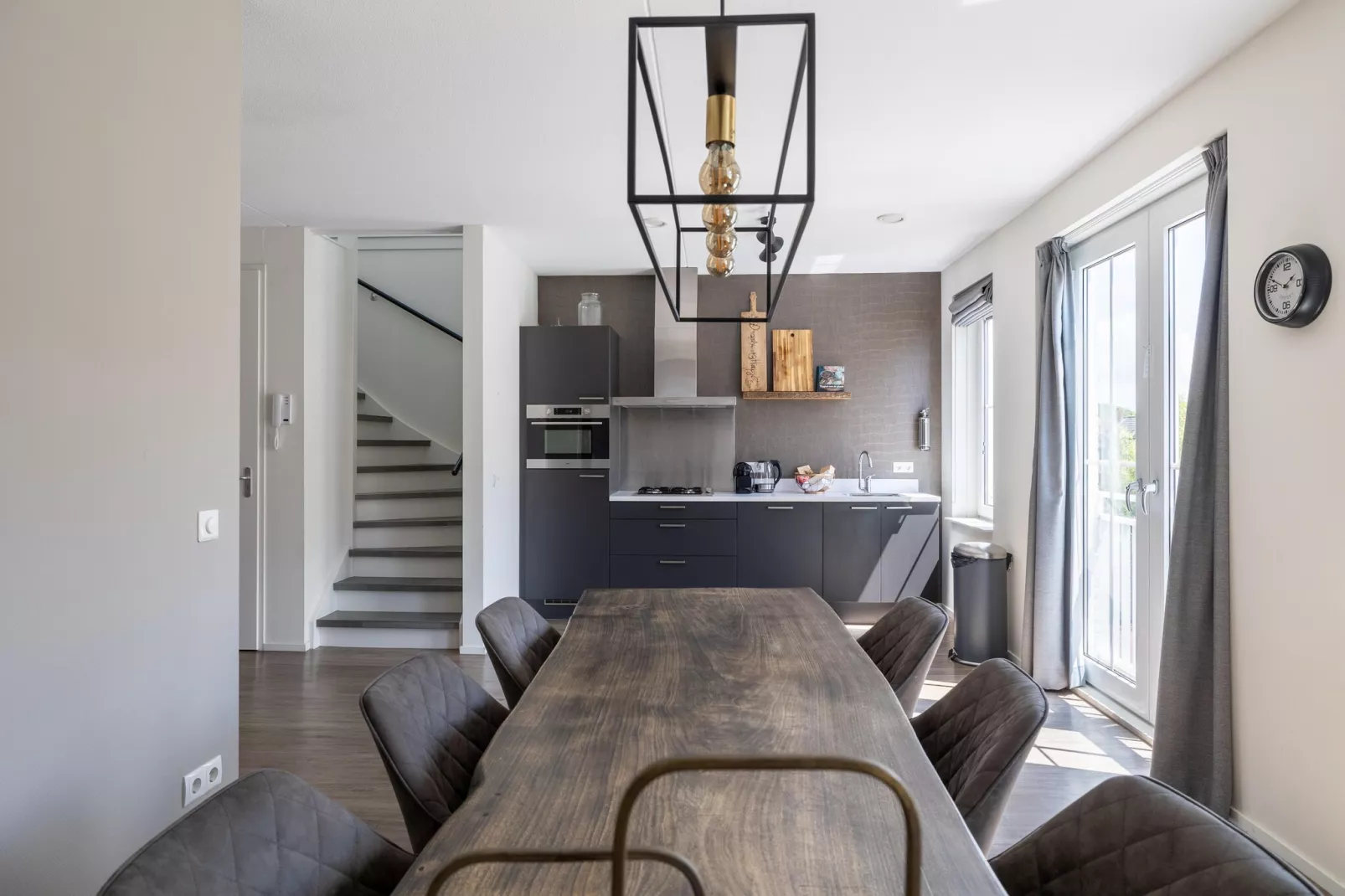 Appartement Kaapduinseweg 13 Dishoek 13D luxe 6p sauna-Salle à manger