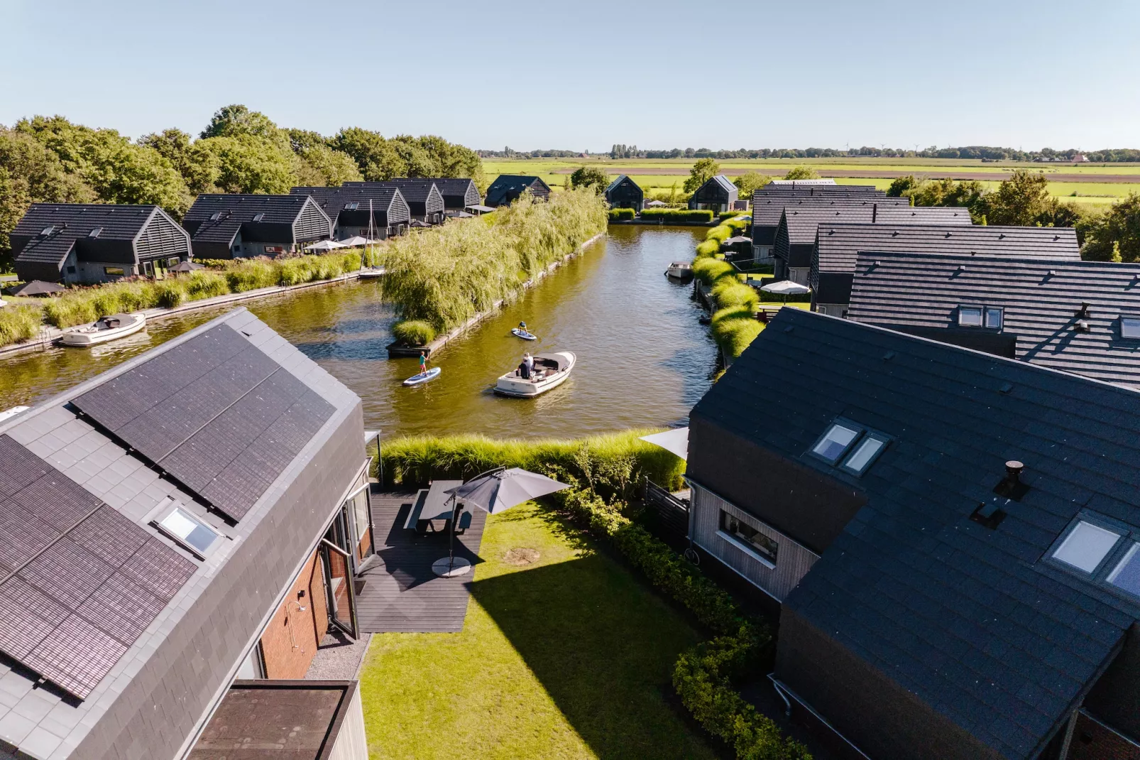 Watervilla Fjirtjin-Zones été à 1 km