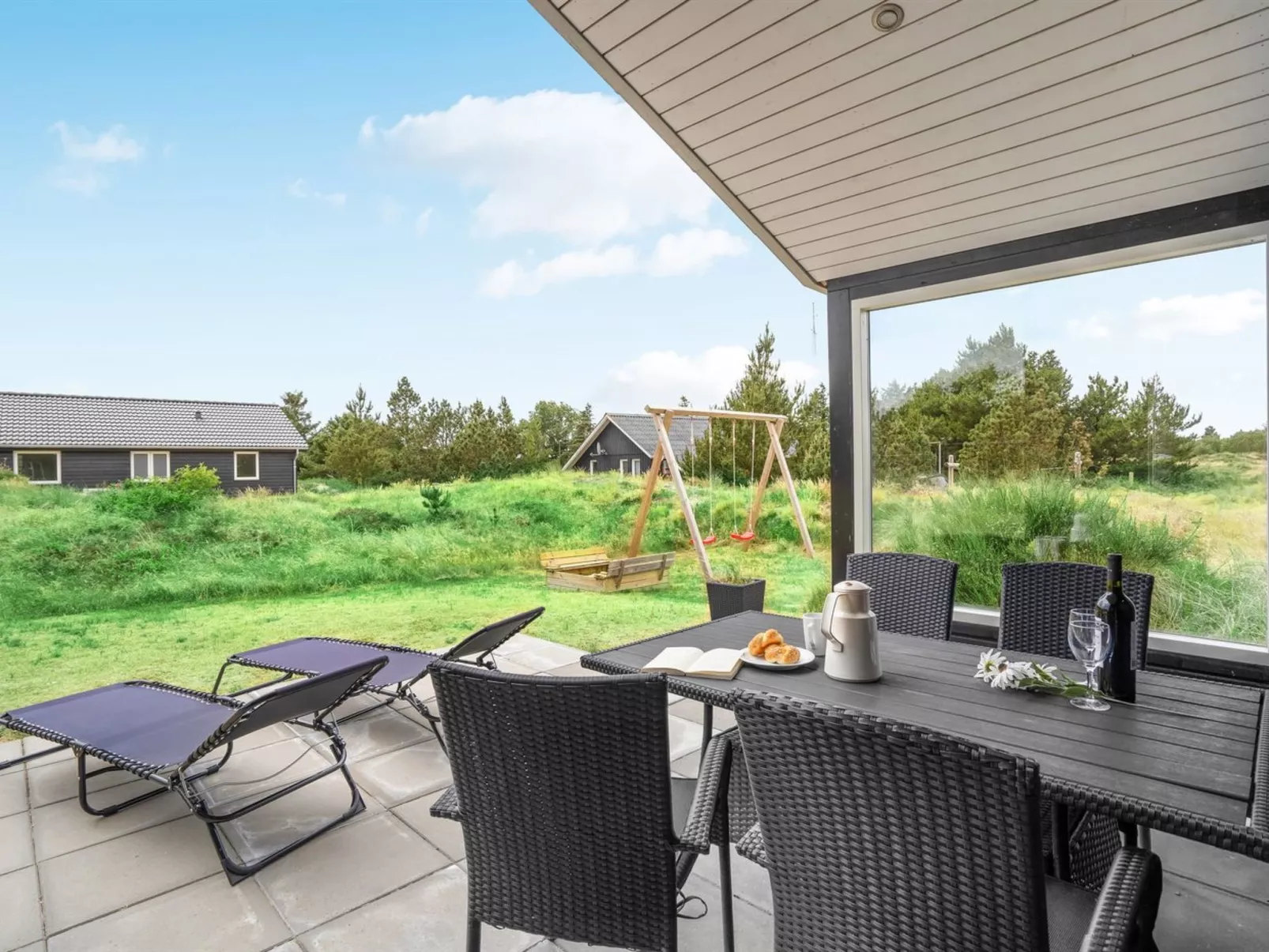 "Soili" - 1.2km from the sea-Dehors