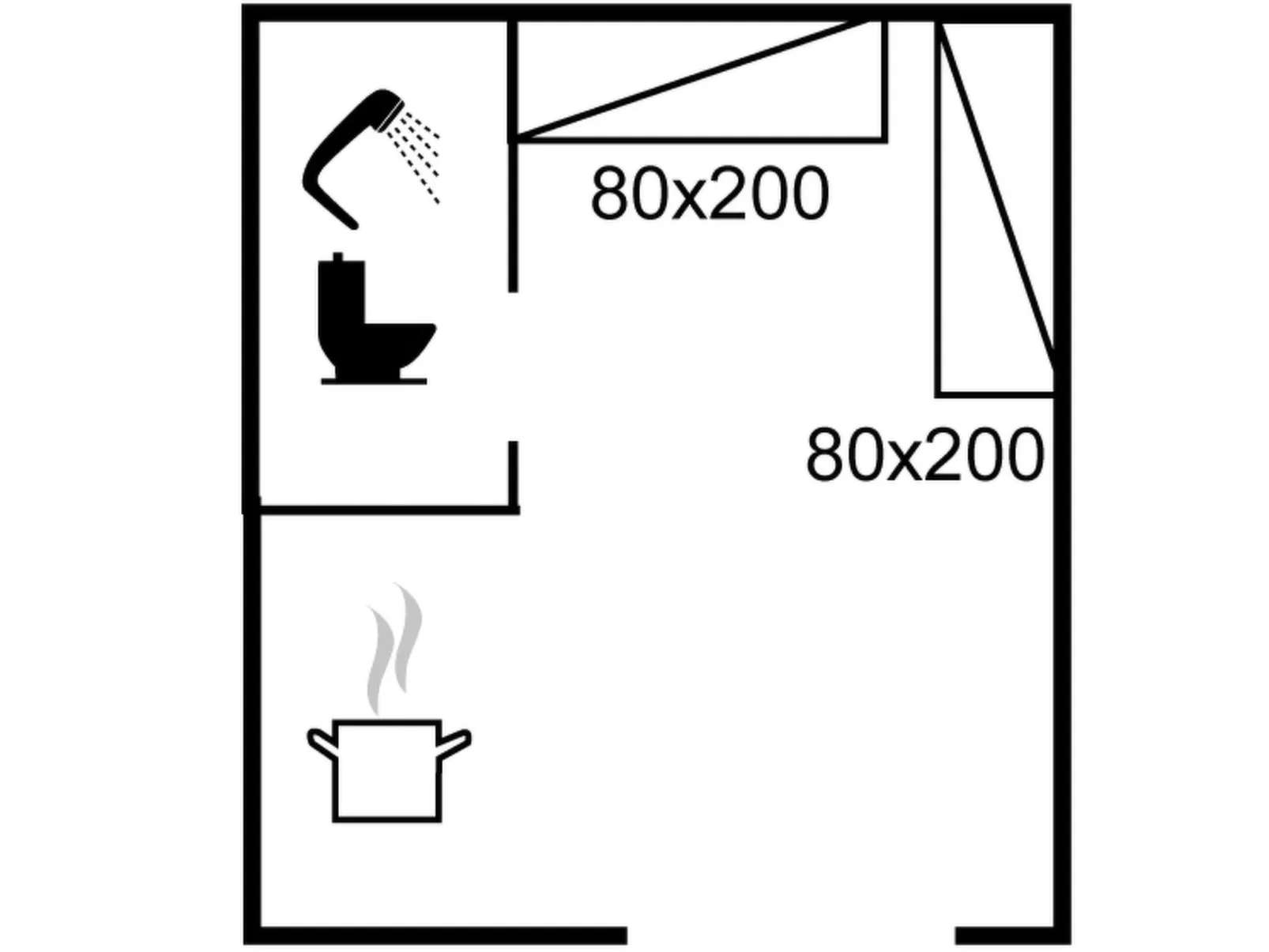 "Alkmund" - 800m from the sea-Dedans