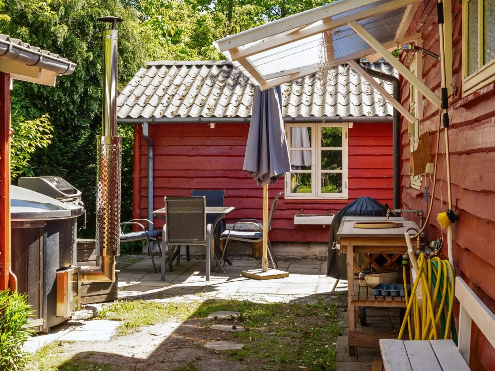 "Flugha" - 500m to the fjord-Dehors