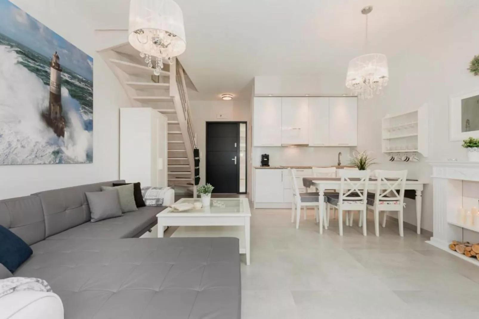 Domy szeregowe z dostępem do basenu Pobierowo-Living room