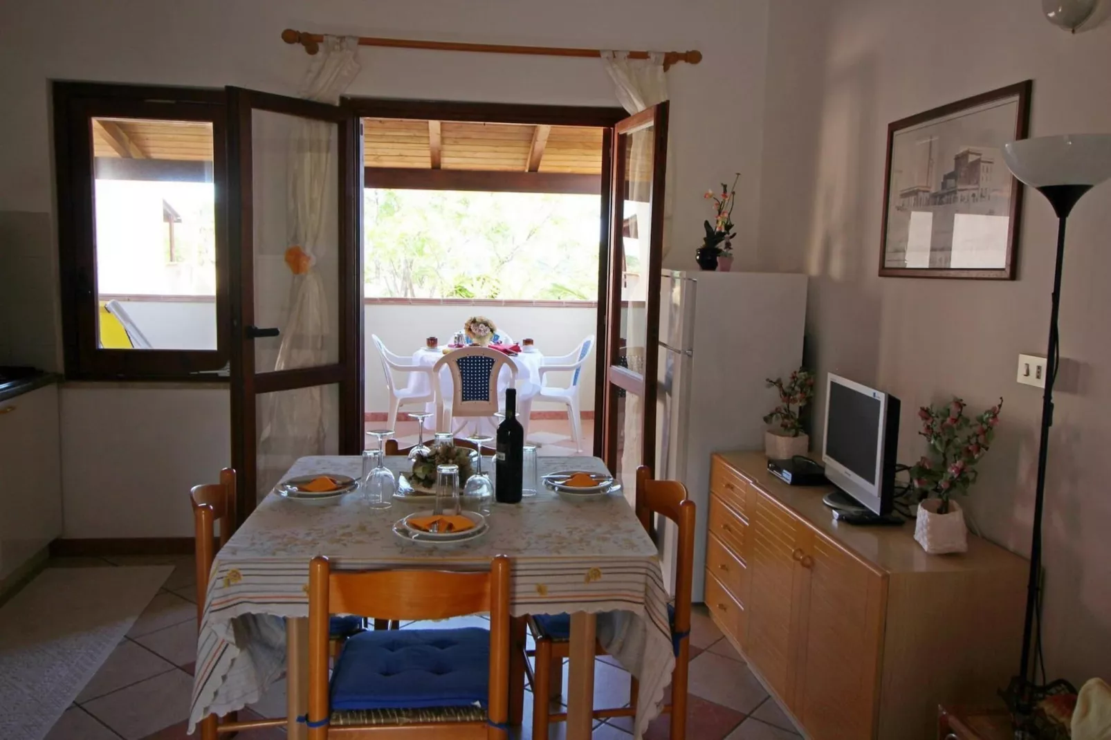 Holiday residence Costa Rei - Wohnung trilo Villetta Alba-Salle à manger