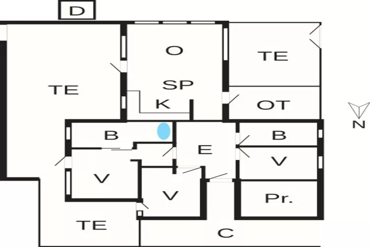 5 star holiday home in Børkop-Floor plan
