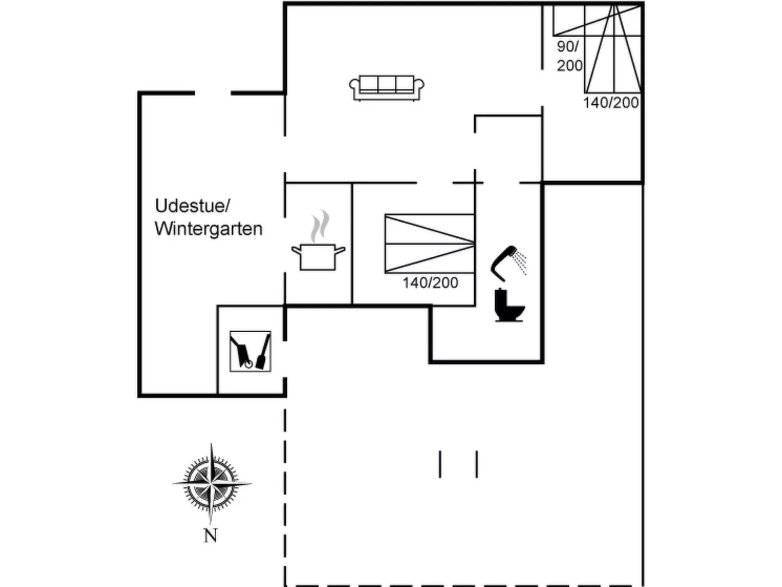 "Manina" - 230m from the sea-Inside
