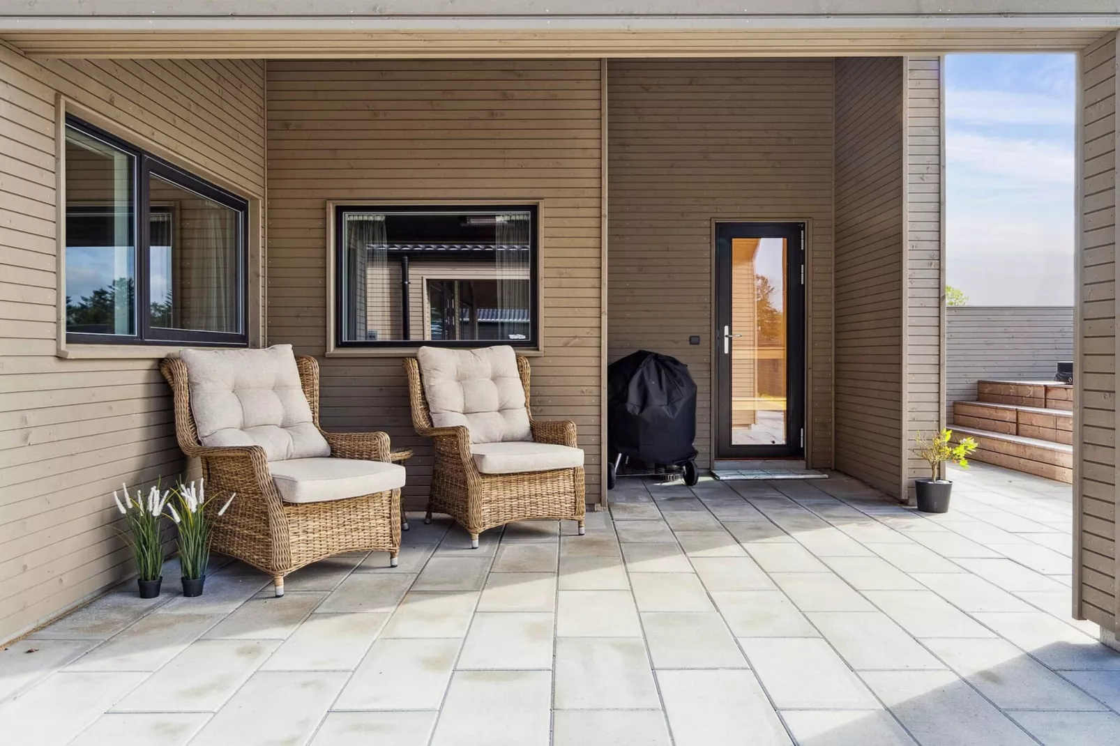 5 Sterne Ferienhaus in Otterup-Im Freien