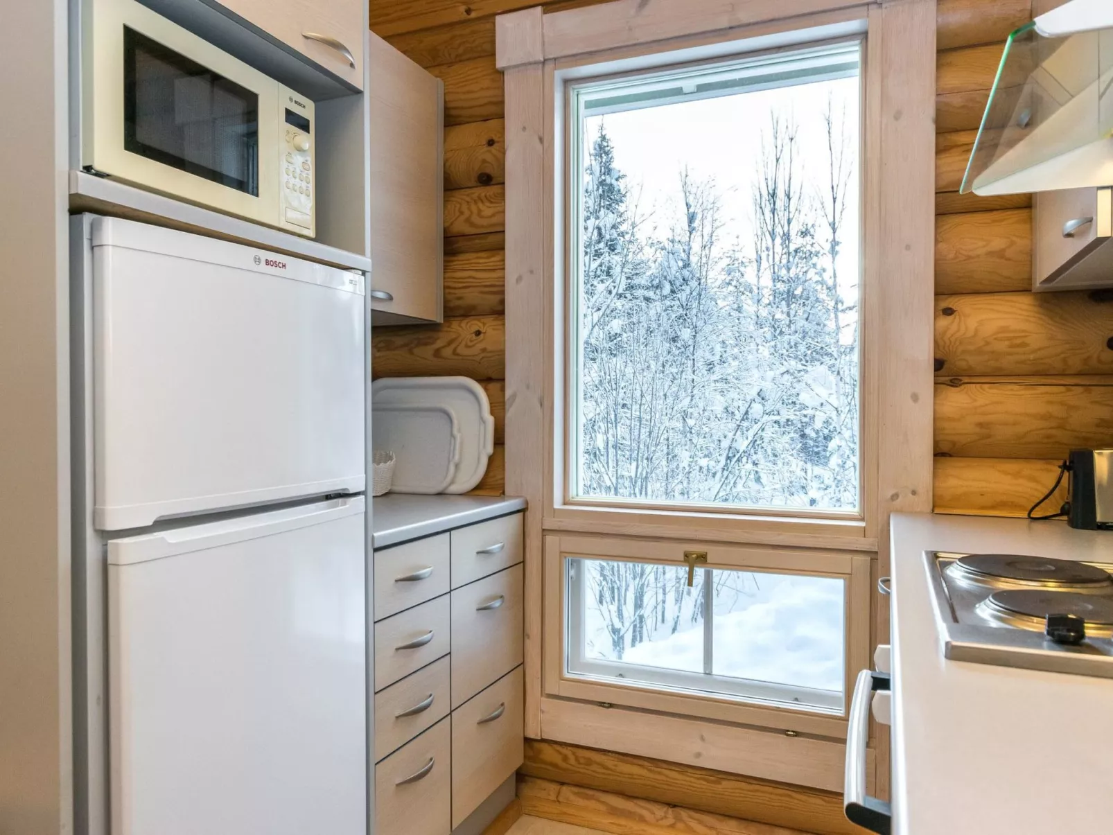 Hallantähti mökki-Dedans