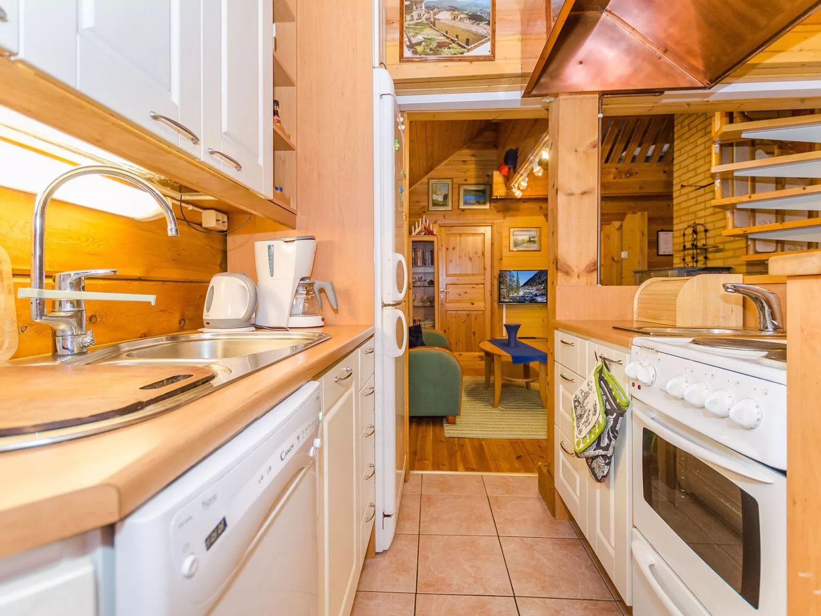 Villa käpytikka-Dedans