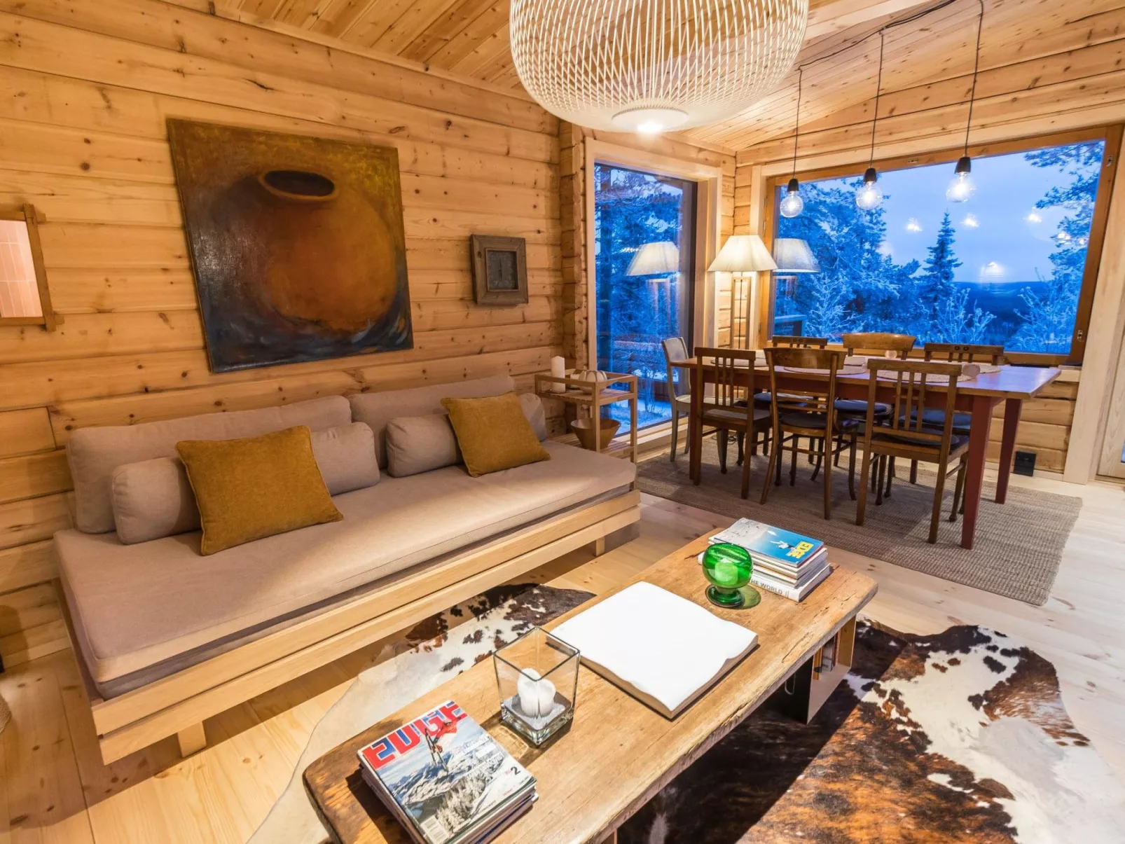 Kelokaltiokylän maja 22-Dedans