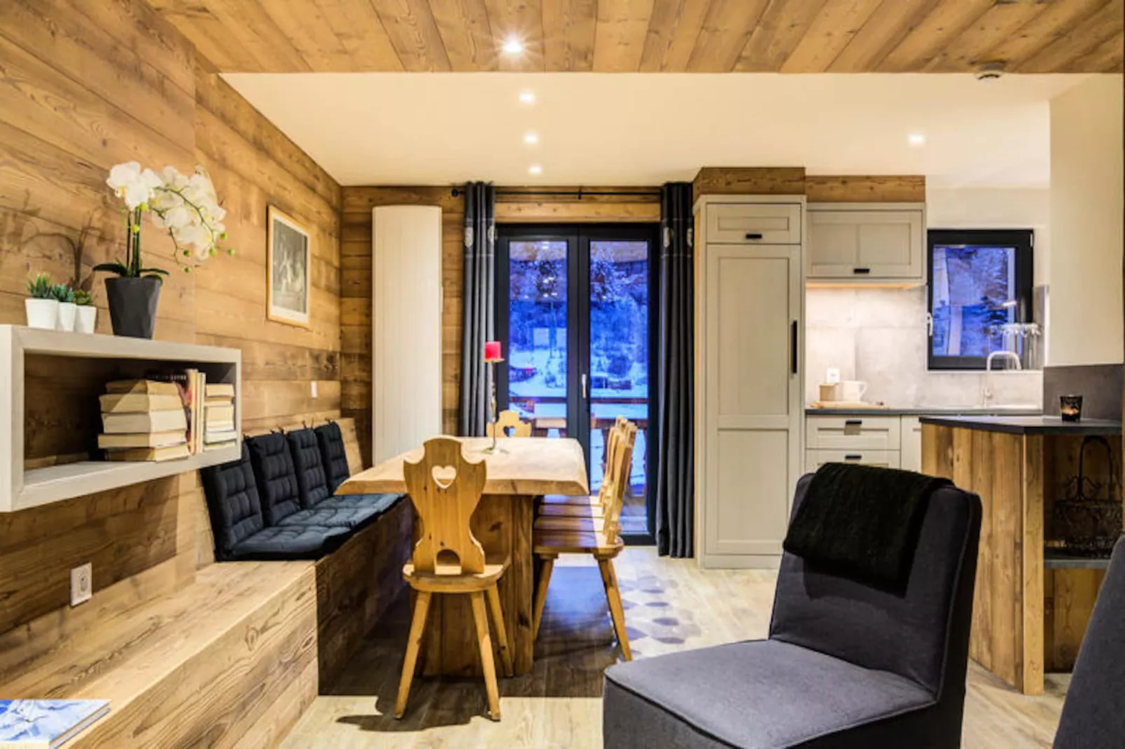 Chalet De La Mine-Esszimmer