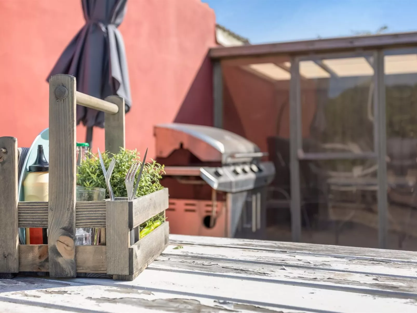 "Blaguna" - 900m from the sea-Dehors