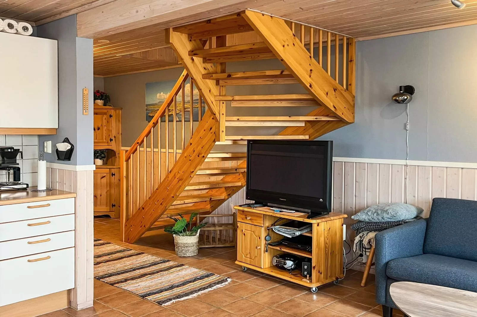 Retraite en bord de mer avec bateaux et pêche-Extérieur