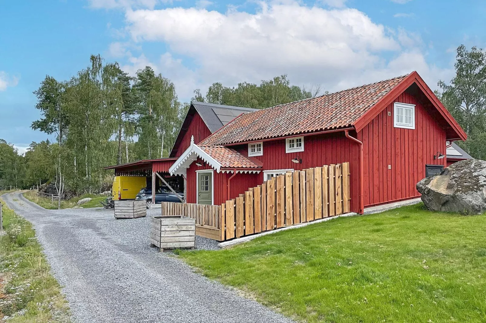 4 Sterne Ferienhaus in Mellösa-By Traum-Außenbereich