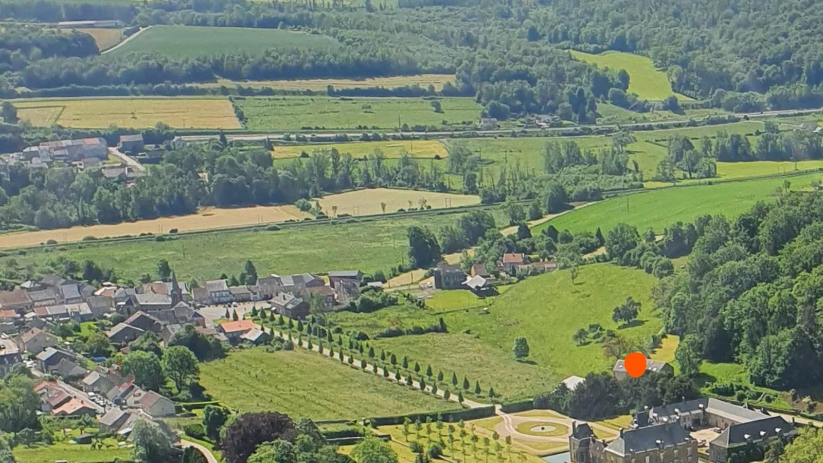 Gite du Moulin-Gebiete Sommer 1 km