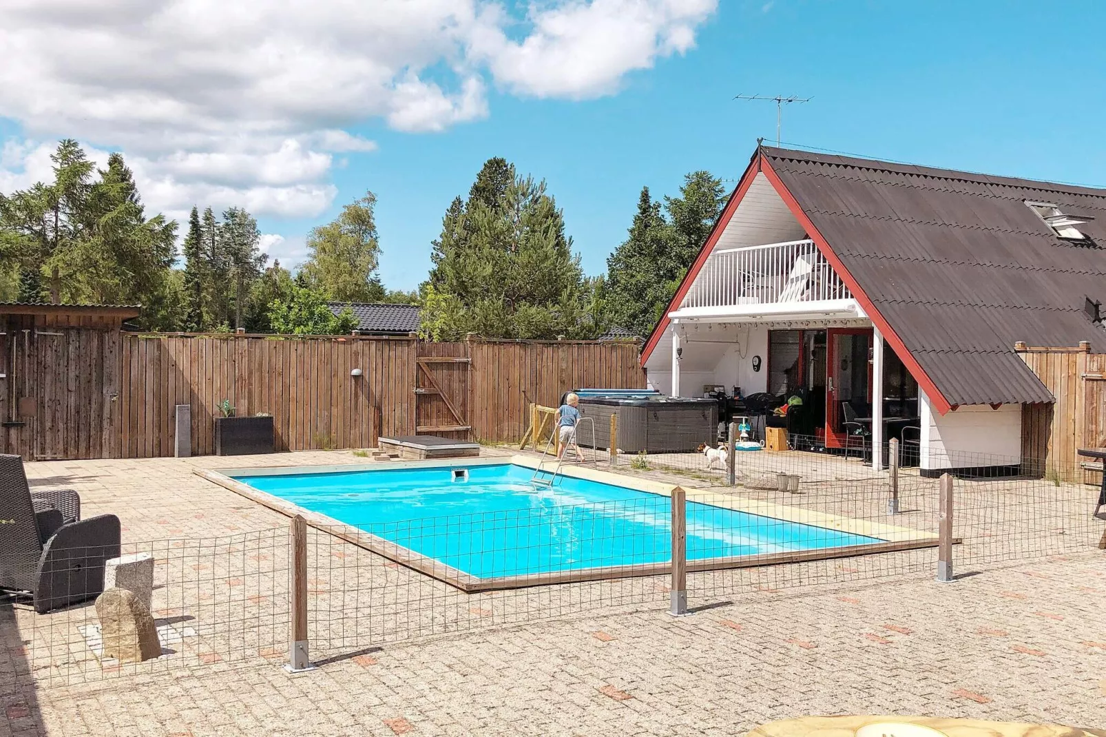 5 person holiday home in Glesborg-Pool