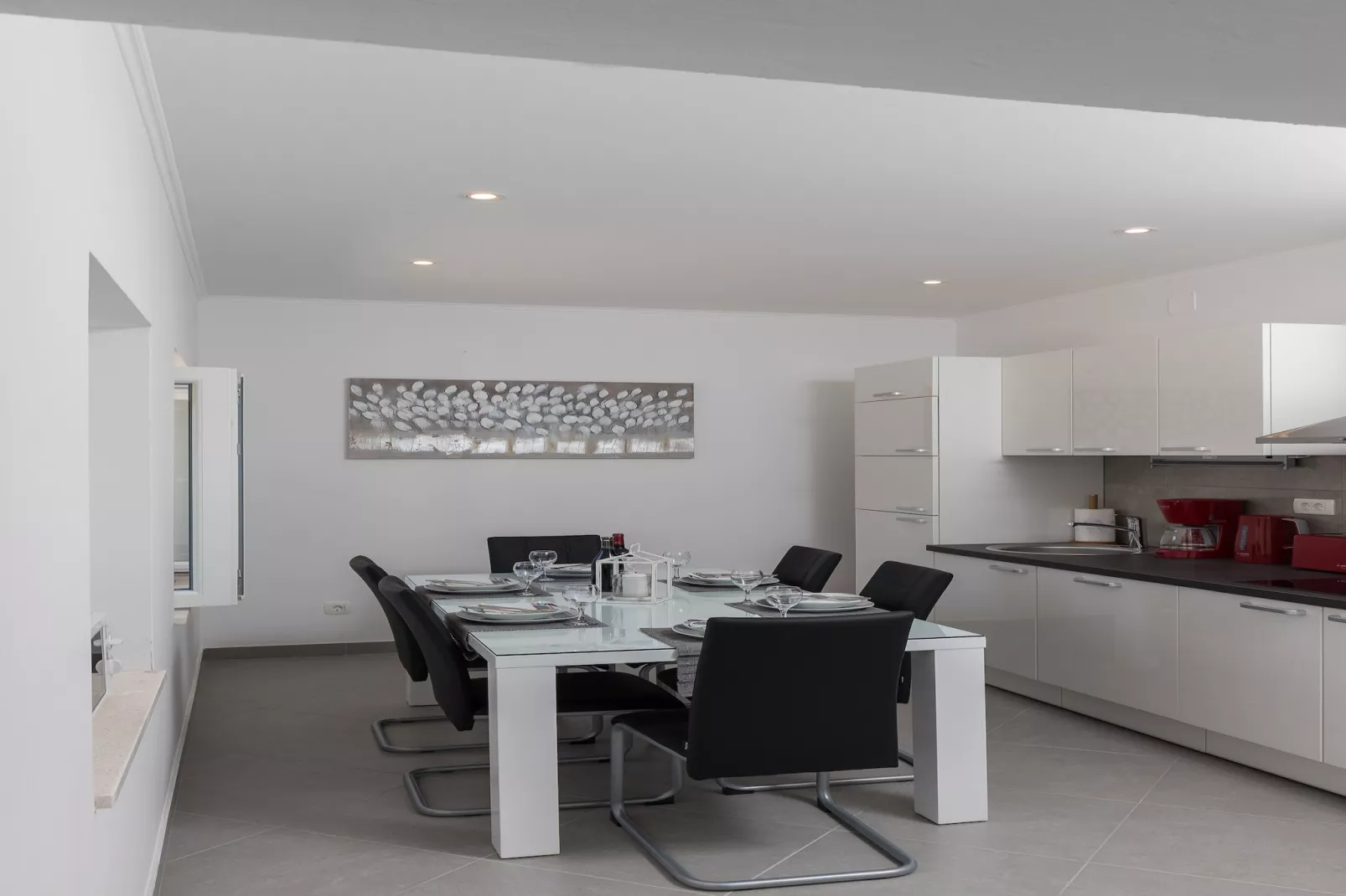 Holiday Home Monika - Two Bedroom Holiday Home with Terrace and Sea View-Dining room