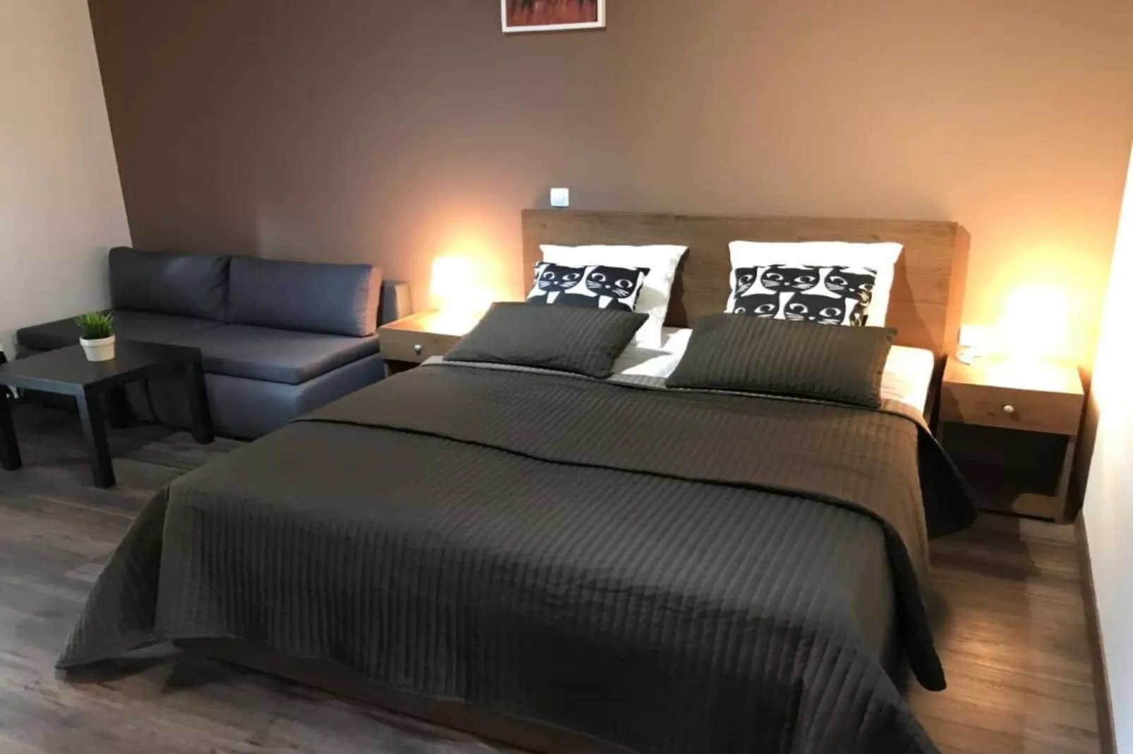 Villa Rubčić - Double room with Terrace and Poold View - (10)-Bedroom