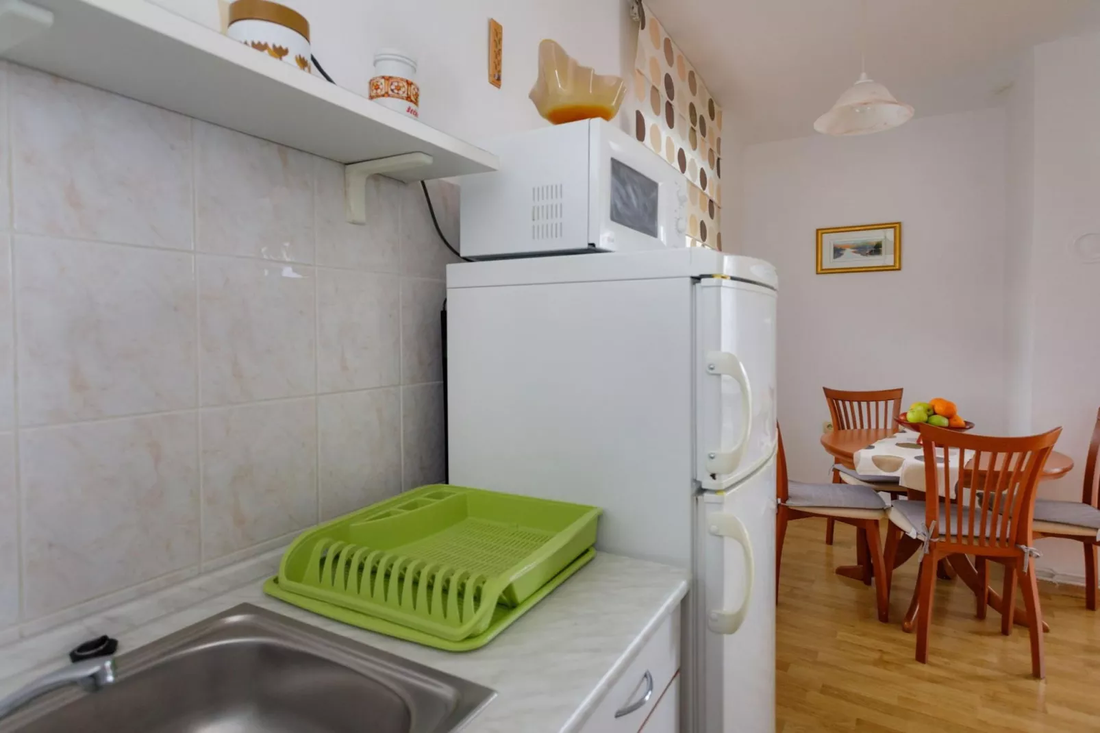 Charming and Tranquil Krk Center Apartment - One Bedroom Apartment with  Balcony-Küche