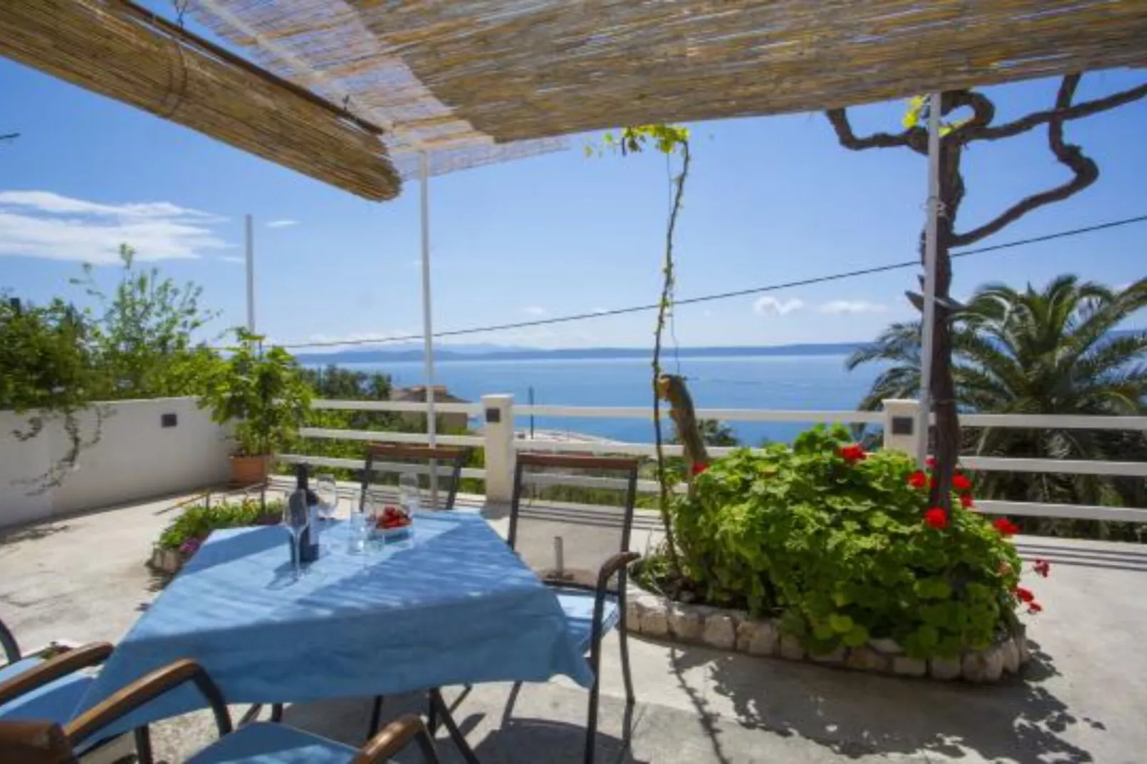 Sea View Apartments Lendic Podgora - Superior Studio Apartment with Terrace and Sea View-Terrasse