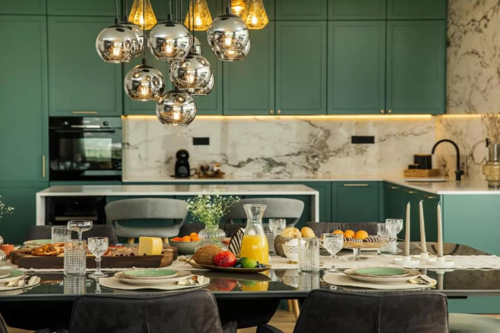 Luxury Villa Lara with Heated Pool, Hot-Tub and Sauna - Six Bedroom Villa with Pool-Dining room