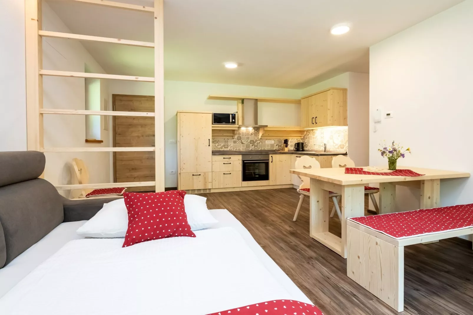 The Woodland Nook Apartments Bohinj - Classic Two Bedroom Apartment with Balcony (owner C)-Bedroom