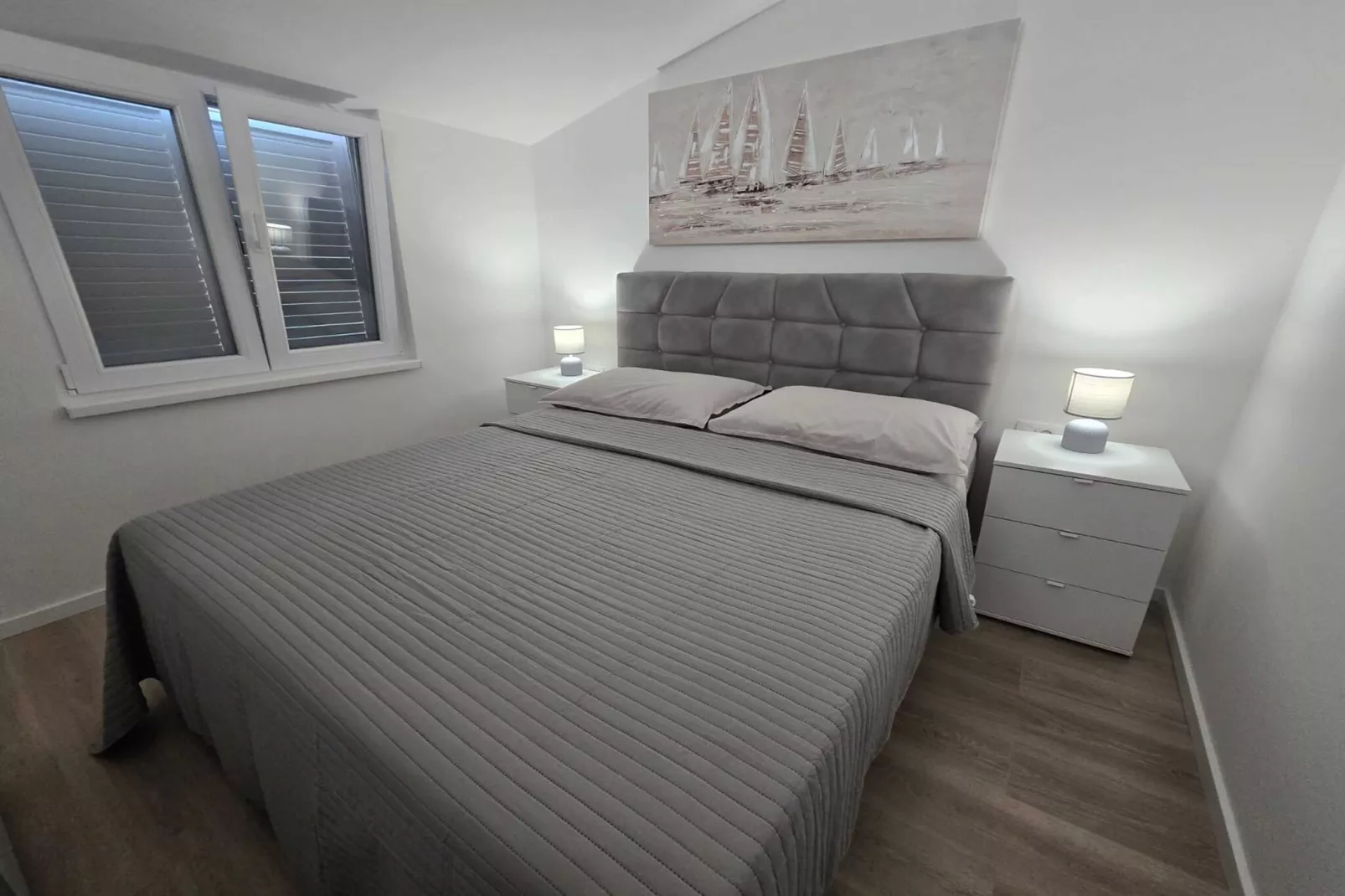 Apartments Ivankovic - One Bedroom  Apartment with Terrace-Chambre