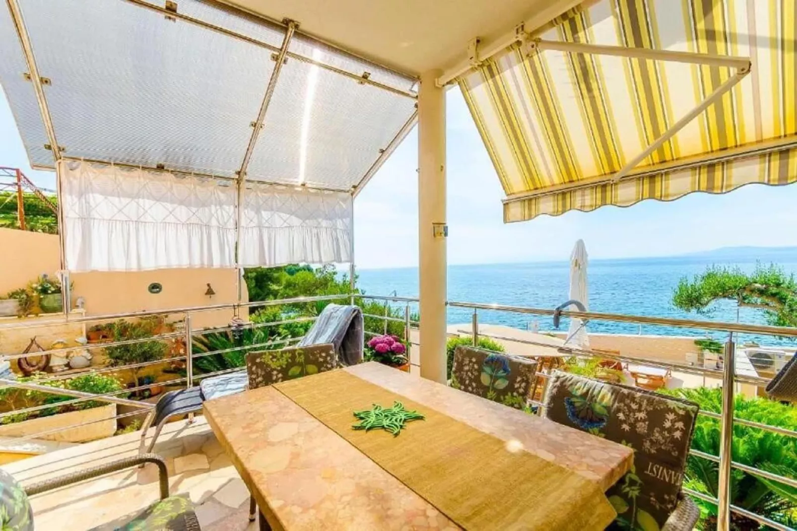 Apartments Nives - Two Bedroom Apartment (A3)-Terrasse / balcon